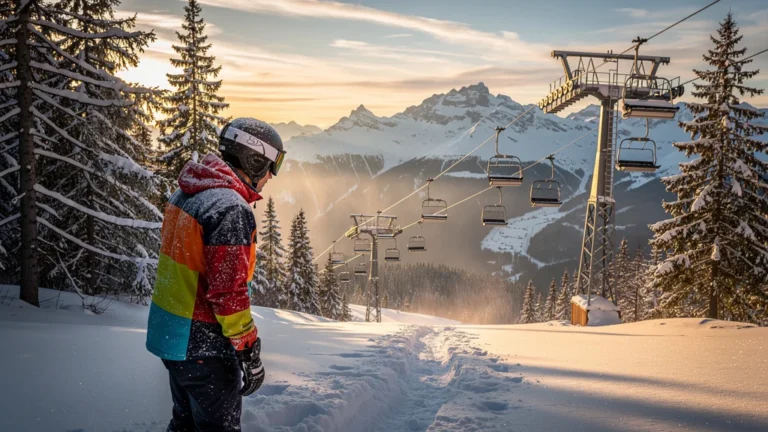 Skieur à Morzine regrettant d’avoir ignoré la proximité des remontées mécaniques enneigées