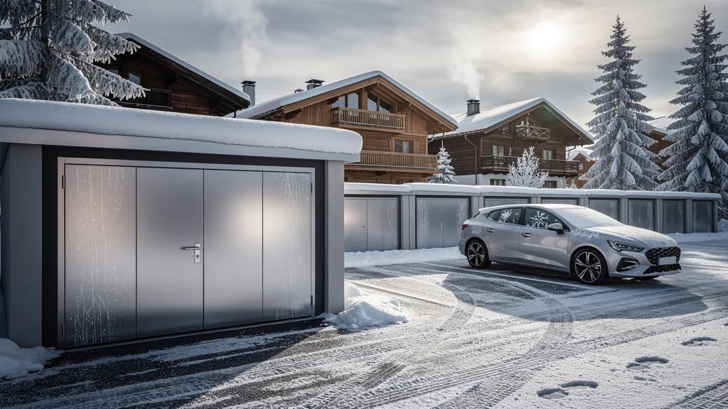 Garage box fermé contre place extérieure enneigée à Morzine, choix pratique face aux aléas techniques