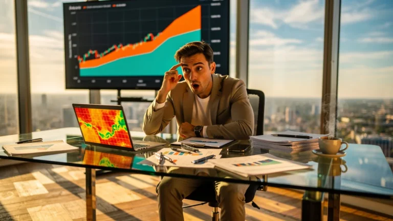 Professionnel réalisant que la rotation d'été génère toute la rentabilité annuelle en finance