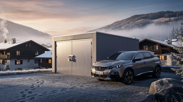 Box fermé à Morzine pour revente rapide, garage sécurisé et moderne au cœur des Alpes françaises