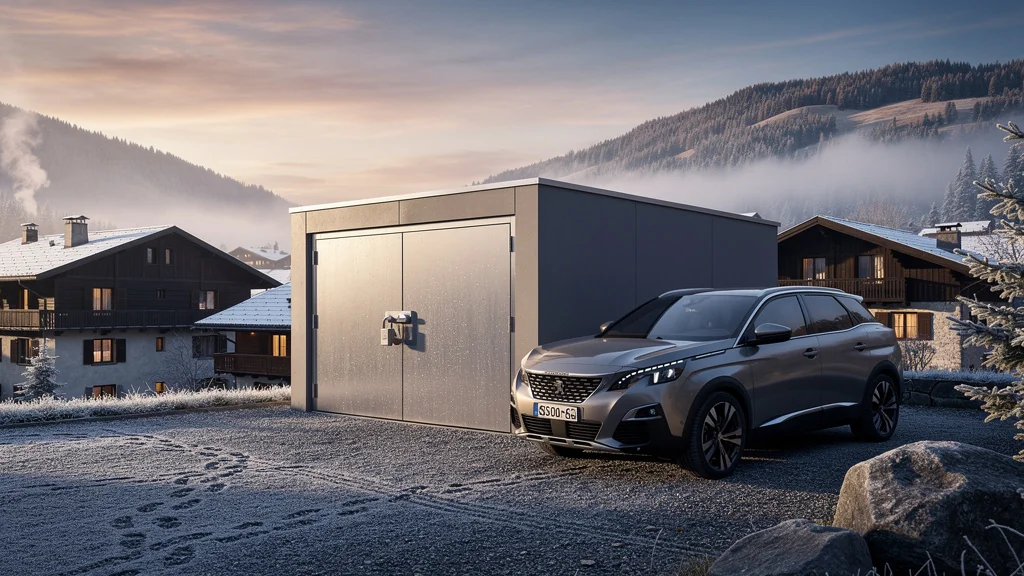 Box fermé à Morzine pour revente rapide, garage sécurisé et moderne au cœur des Alpes françaises